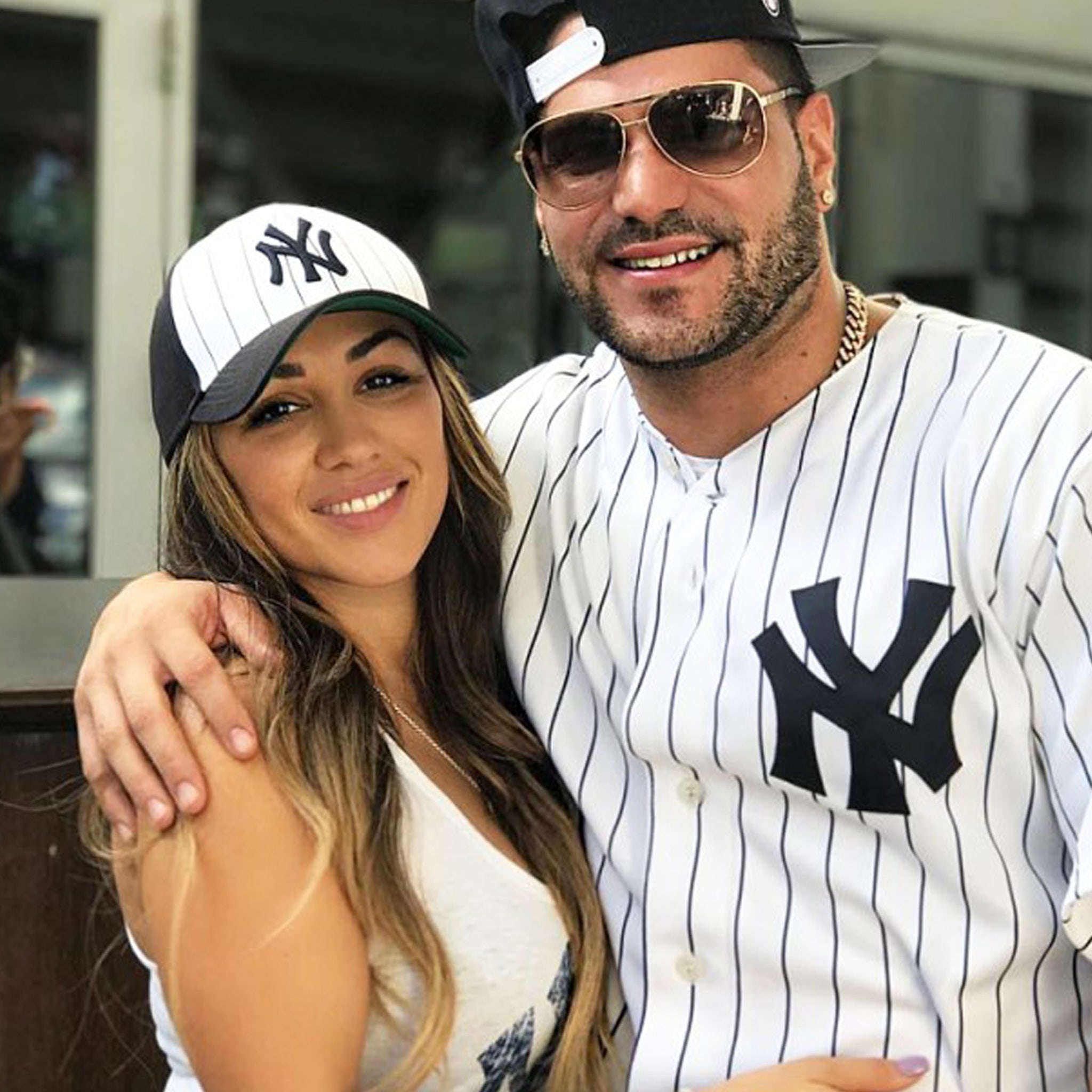 Ronnie Ortiz-Magro and Dean, his doppelganger, in an Instagram post